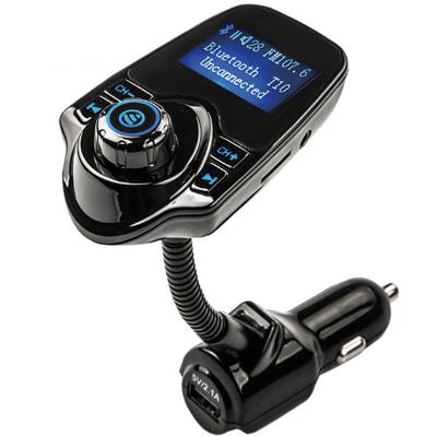 China High quality CAR CHARGER car fm transmitter BT MP3 music player 5V 2.1A USB charger with CE ROSH BQB for sale