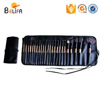 Chine Belifa 24 pcs cosmetic brush set with black bag makeup brush set à vendre