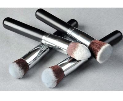 中国 4 Piece Black Synbthetic Makeup Brush Sets 販売のため