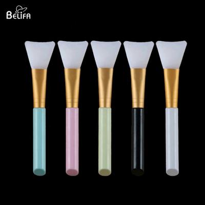 Cina Cosmetic DIY Mud Skincare Clay Facial Mask Applicator Brush Soft Silicone Face Mask Brush in vendita