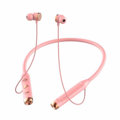 China Super Bass Magnetic 5.0 Neckband Flashlight Solt MP3 Collar Sports Radio TF Card Flashlight Headset for sale