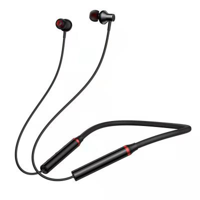 China Neckband Factory OEM V5.0 High Quality Long Time Working IPX5 Silicone Soft Neckband Magnetic Sports Headset for sale