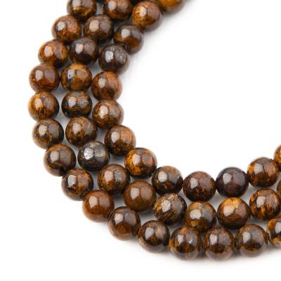 China DIY Jewelry Hand Making Wholesale Bronzite 4-18mm other Loose Stone Beads For Jewelry Making for sale