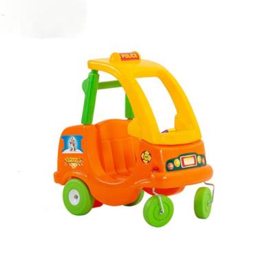 China Eeo-friendly Toy Cars High Quality Non-Toxic Indoor Police Plastic Plastic Non-Toxic Kids Ride On Car for sale