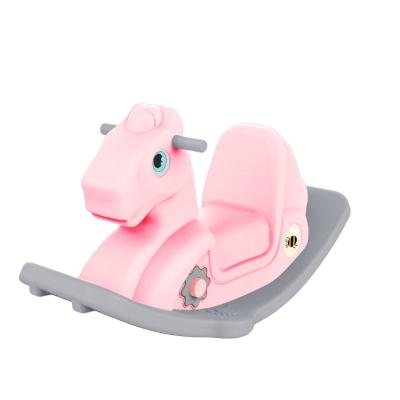 China Safe Wholesale Colorful Indoor Baby Ride On Animal Toy Plastic Rocking Horses For Toddlers for sale