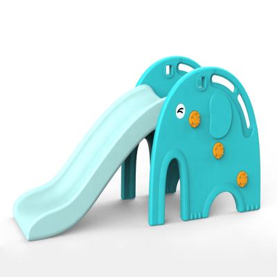 China Safe Hot Sale Elephant Theme Kids Plastic Playground Slides Simple Plastic Kids Slide for sale