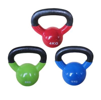 China Wholesale 8kg 10kg 15kg 16kg durable cast iron colored kettlebell men and women portable solid competition kettlebell for sale