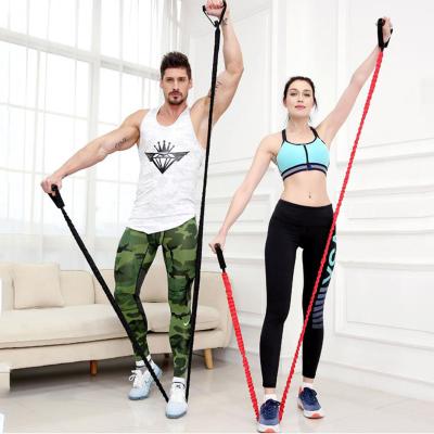 China Fitness Center Factory Outlet High Quality Customizable High Elasticity Fitness Latex Resistance Bands Unisex Rope for sale