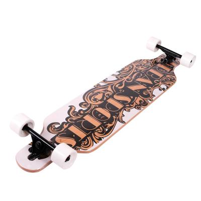 China Flexible 7 Inch High Quality Cheap Custom Adult Wheels Longboard Skateboard for sale