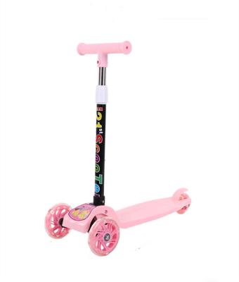 China New Goods 2022 Factory Price Kids Scooter Kids Toy Adjustable Mini Kids Bike 4 PU Wheels for sale