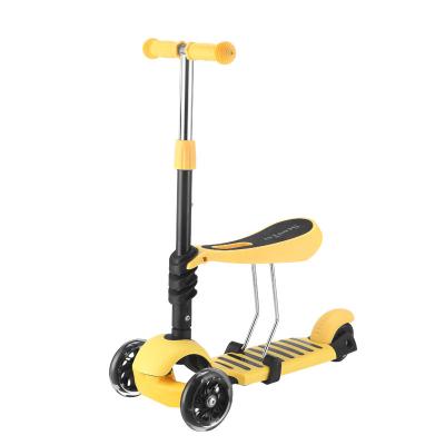 China Kid Chinese Manufactures Flexible Adjustable 3 In 1 3 Wheel Kick Kids Scooter New Design for sale