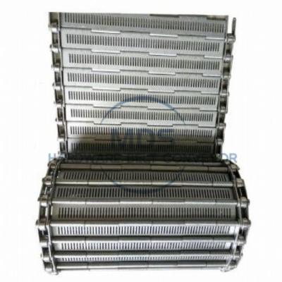 China Factory Steel Chip Conveyor Belt Chain Apron Perforated Conveyor Chains Wheel Transport for sale