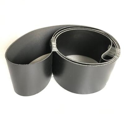 China Oil Resistant Black Matt Surface PVC Conveyor Belt For Supermarket for sale