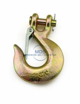 China US Type H330 Heavy Industry Drop Forged Carbon Steel Clevis Grab Lifting Forging Hook for sale