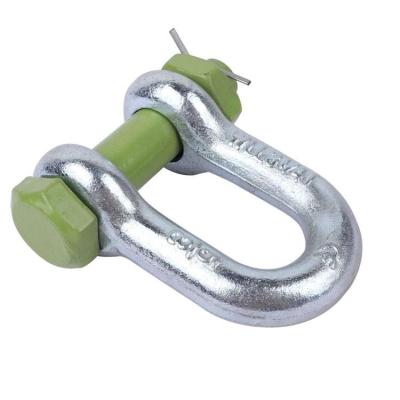 China Heavy Industry Security Dee Shackle With Bolt And Nut Pin for sale