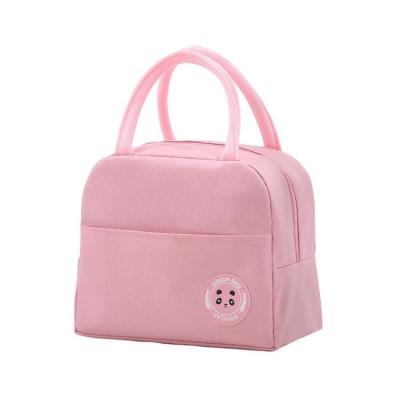 China Waterproof Insulated Lunch Eco Cooler Bag 600D Thicken Oxford Cloth Lunch Box For Office Simple Design High Quality Cooler Bag for sale