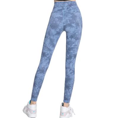 China Breathable Women High Waist Tummy Control Sports Tights Stretchy Running Workout Yoga Pants Gym Sport Gaiters for sale