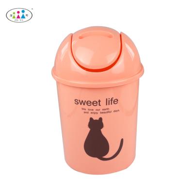 China Kitchen Viable Plastic Trash Mini Household Trash Bin for sale