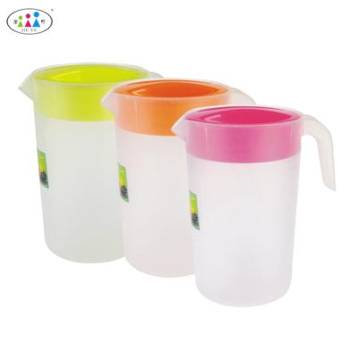 China Spout Kitchen Top Stable Stable Water Jugs With Lids Plastic Jug for sale