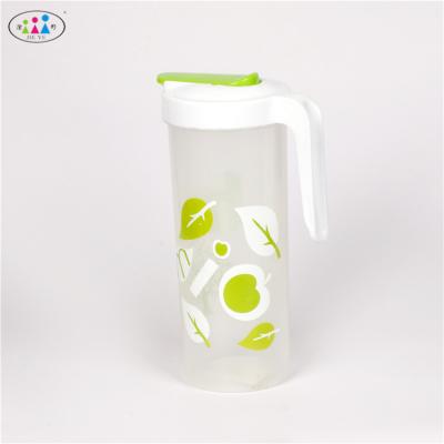 China Various Styles Sustainable Plastic Gallon Water Jug Set Pitcher With Lid for sale