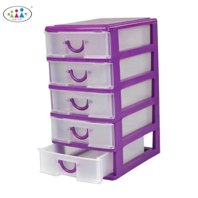 China Hot sale viable 5 layers of storage drawer/plastic storage box/plastic cabinet for sale