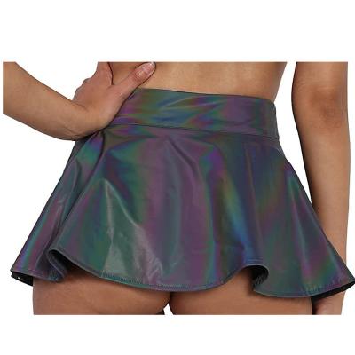 China New Design Breathable Summer Drape Sexy Side Zipper Club Print Thoughtful Girl's Mini Skirt for sale