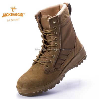 China 2018 Zhejiang Steel Famous Brand Wenzhou Military Tan Toe Desert Boots With Lace for sale