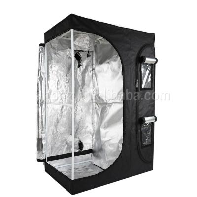 China Easily Assembled Indoor 2-in-1 Hydroponic Grow Room 600d Reflective High 2 Tiered Lodge Grow Tent for sale