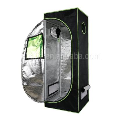 China Easily Assembled 1680D Hydroponic Greenhouse Grow Box Tent Diy Outdoor Grow for sale