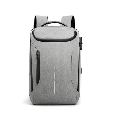 China With Promotional Durable Anti-theft USB Lock Backpack Various Coded Custom Logo For Laptop Bags With USB for sale