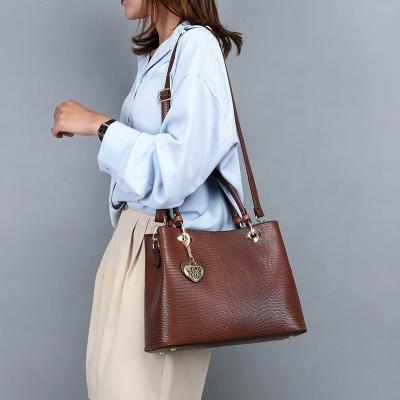 China Luxury Stylish Bags Tote Logo Style Time Customized Casual Women Handbags Ladies Large Capacity Shoulder Bag Luxury Woman Handbag for sale