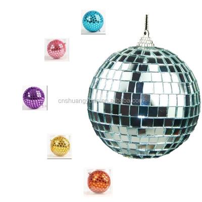 China Foam+glass Christmas Disco Mirror Ball Christmas Party Decoration Ball KVT Mirror Ball for sale