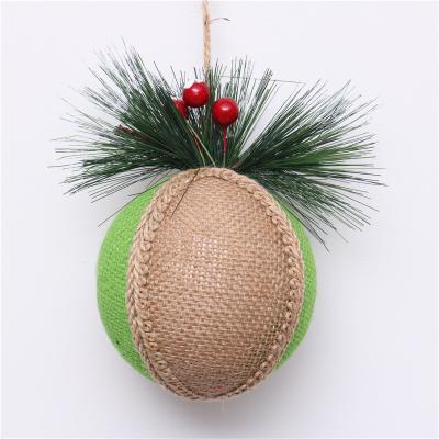 China Foam 10cm Christmas Ball with Ornament for Christmas Tree Decoration, Christmas Gift for sale