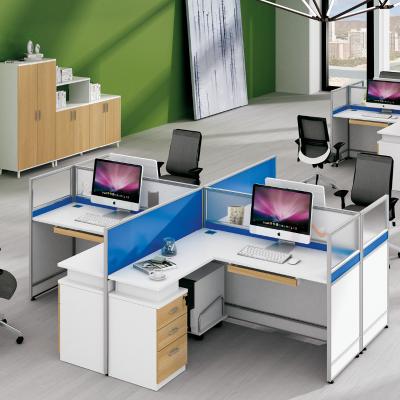 China Modern High Quality Factory Call Center 4 Person Office Cubicles Office Workstation Compartment For 6 Person for sale