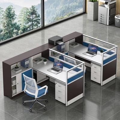 China Modern Table Modern Office Furniture Separation Desk Office Staff Table in Factory Wholesale Price for sale