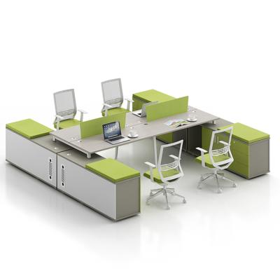 China Can Be Customized Eco - Friendly Modular Office Desk Furniture Office Cubicle For Staff for sale