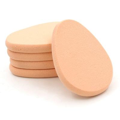 China Washable Dry And Wet Cosmetic Makeup Face Sponge Waterdrop Blast Powder Microfiber Flat Face Sponge For Makeup for sale