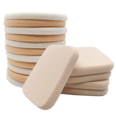 China Custom Luxury Private Label Cups Makeup Biodegradable Trapezoidal Flat Sponge Washable for sale