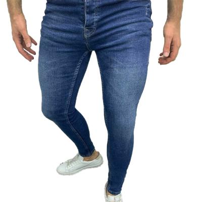 China LILUO 2022 Fashion Classic Solid Color Cotton Spandex Denim Men Pants Customized Skinny Fit Jeans QUICK DRY for sale