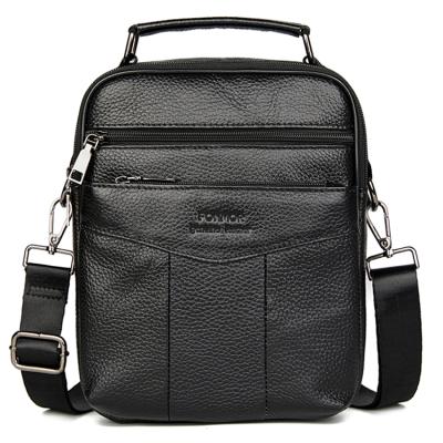 China Men's Latest Genuine Leather Cross \ New Fasion Business - Body Shoulder Bag Messenger Bags Zip Handbag for sale