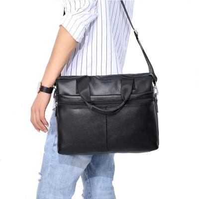 China Fashion Handbags GENUINE LEATHER Cross - Genuine Leather Messenger Briefcase For Men Business Body Shoulder Bag for sale