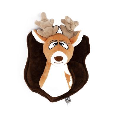 China Sustainable Pakeway Plush Pet Toys Accessories Dog Rope Toy Cat Toy-Moose Shape for sale