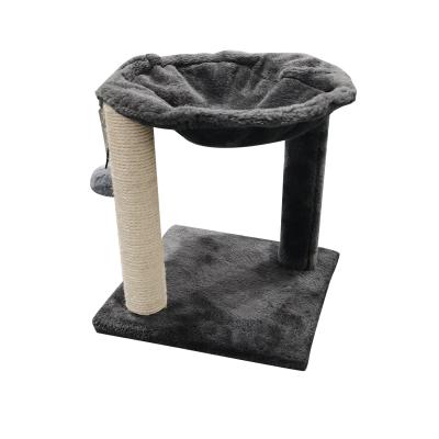 China Viable Plush Gray Cat Trees Cat Condo Dark High Quality PAKEWAY Shorts for sale