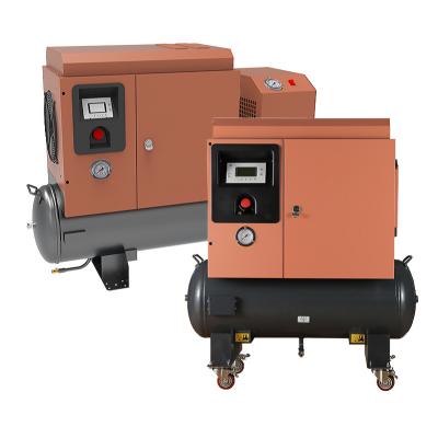 China Lubricated Screw Air Compressor Machine 3kw 4kw High Quality Screw Air Compressor for sale