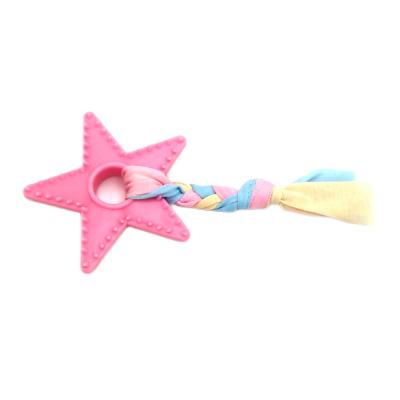 China Cute Puppy Kitten Toys Cotton Rope Toy Pet Chew Tooth Cleaning Star Shaped Molar Bite Viable Dental Care for sale