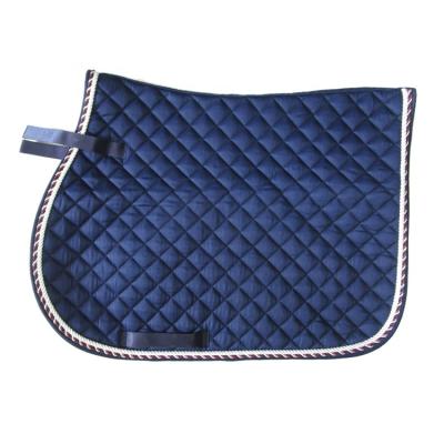 China Dressage Cotton Quilted Control Pattern Horse Saddle Protection Horse Racing Equipment for sale