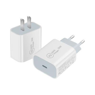 China Charging Your Mobile Phone CE ROHS FCC Customization Logo Palladium Usb Mini Charger 18W Wall USB Charger 20w For Iphone for sale