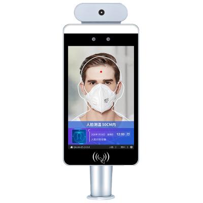 China Temperature Scanner Face Recognition Camera Face Recognition Recording Door Lock for sale