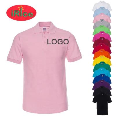 China Anti-Wrinkle 220gsm Cotton Custom LOGO Hot Selling Custom Women Polo T-Shirt for sale