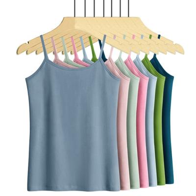 China Wholesale High Quality Plain Cotton Anti-pilling Sexy Comfortable Logo Empty Custom Women's Tank Tops for sale